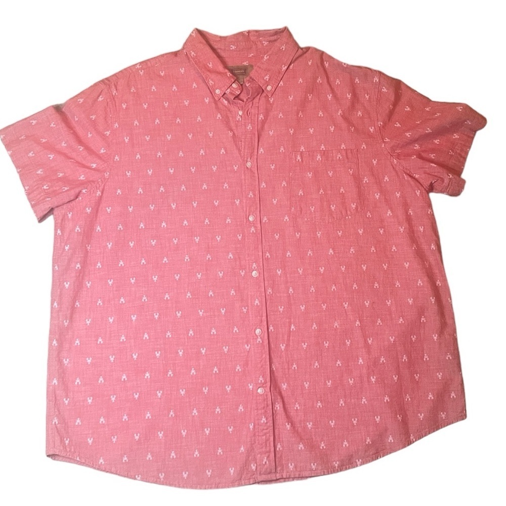 THE FOUNDRY SUPPLY CO. Lobster Shirt Crab Feed Party Fun Mens 2XL Short Sleeve